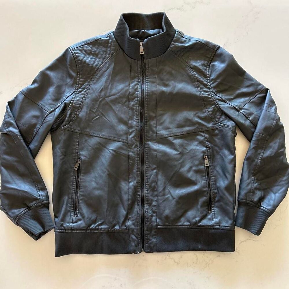 Unbranded Men's Black and Grey Jacket - Picture 1 of 8